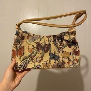Flemish Tapestries Butterfly Handbag